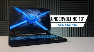 UNDERVOLTING 101 CPU EDITION ASUS TUF F15 [upl. by Lorak]