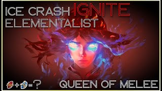 325 Ice Crash Ignite ElementalistLeague Starter10 MILLION DPS by day 3 Queen of Melee LOGIN [upl. by Schuh]