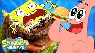 Greatest Food Moments Marathon for 1 HOUR 🍟  SpongeBob [upl. by Namqul]