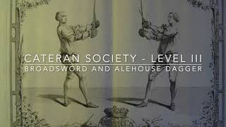 MacKenzie Broadsword  Cateran Society  Level III  Broadsword and Alehouse Dagger Fencing [upl. by Odie]