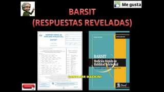 BARSIT examen psicometrico que aplican en las empresa SECRETOS REVELADOS [upl. by Weeks544]