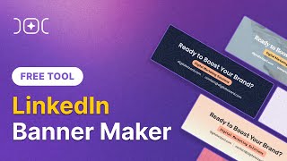 Free LinkedIn Banner Maker [upl. by Neelyhtak]