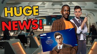 DAVID TENNANT RETURN FOR SERIES 14 FINALE FORTNITE COLLAB DECONFIRMED Doctor Who News amp Rumours [upl. by Niowtna]