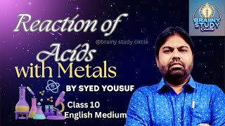 Explosive Reactions Acids Meet Metals in Class 10 Chemistry [upl. by Filahk]