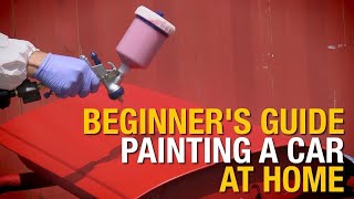 Beginners Guide How To Paint A Car At Home In 4 Easy Steps  Eastwood [upl. by Nylitak]