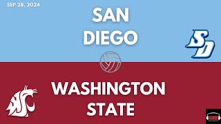 WSU vs USD Volleyball [upl. by Attenoj]