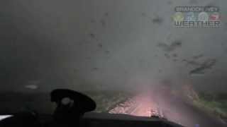 Footage inside of a violent tornado with TIV2 [upl. by Noeht]