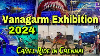 Vanagaram Fish Aquarium Exhibition 2024  Camel Ride in Chennai  Giant Wheel Rides  Shopping [upl. by Onitselec]