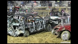 Bumper Swap Compacts Demolition Derby Hard Hitters in This Heat 2023 [upl. by Atiuqnahs705]