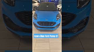 First glipse of the new Ford Puma 10 Turbo 170bhp in Stunning Azura Blue [upl. by Eerat45]