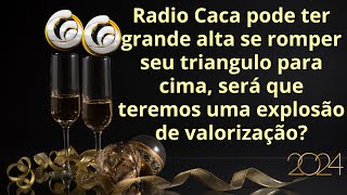 Radio Caca RACA tem grande acumulação e pode romper um triangulo a qualquer momento será de alta [upl. by Murtagh]