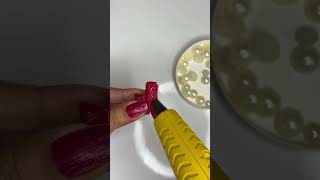 Easy hair clutch diy shortsvideo hairdiy hairclutcher song diy [upl. by Euk]