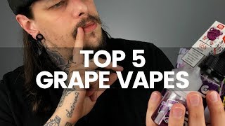 The Best Grape Vape Flavours  My Top 5 Vapes [upl. by Cheria879]