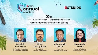 Industry Leaders Discussed Role of Zero Trust amp Digital Identities at ETCISO Annual Conclave [upl. by Llewol885]