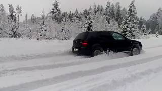 🌎 VW Golf 4 TDI 4x4 4motion SNOW LAUNCH TEST 85kW  115HP [upl. by Noman]