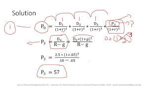 Non Constant Growth Model  Two Stage Growth Model  Stock Valuation Part 4 [upl. by Soll465]