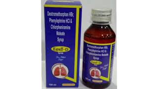 Equff D Syrup Dextromethorphan HBr Phenylephrine HCI amp Chlorpheniramine Maleate Syrup [upl. by Leumek]