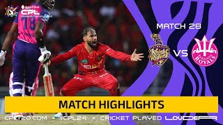 Highlights  Trinbago Knight Riders vs Barbados Royals  CPL 2024 [upl. by Nuahsyd493]