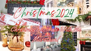 CHRISTMAS 2024 DECORATE WITH ME 2024 CHRISTMAS DECORATING IDEAS Christmas Home Tour [upl. by Agnew241]