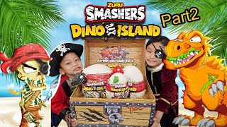 Zuru Smashers Dino Island Pt2 Mega Egg Dino Egg [upl. by Tiernan]