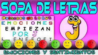 SOPA De LETRA 🥣 EMOCIONES y SENTIMIENTOS 🌟 PASATIEMPOS DIVERTIDOS [upl. by Anitnamaid]