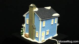 Department 56 Christmas Vacation Snow Village Todd amp Margos House [upl. by Noreik]