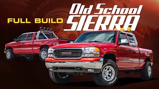 FULL BUILD Converting this 2002 GMC Sierra 1500 to a Mid 90s Throwback [upl. by Ahseena]