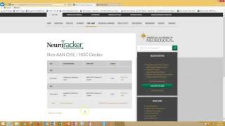 NeuroTracker Credits Tab  American Academy of Neurology [upl. by Gnolb]