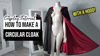 How to make a Circular Cloak Cosplay tutorial [upl. by Landy]