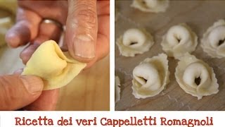 I VERI CAPPELLETTI ROMAGNOLI ricetta originale  Italian stuffed pasta sub eng [upl. by Bord]