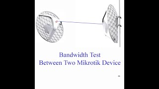 How to test bandwidth between two mikrotik point to point device [upl. by Rachaba]