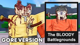 I added GORE to The Strongest Battlegrounds Roblox The Strongest Battlegrounds [upl. by Casandra]