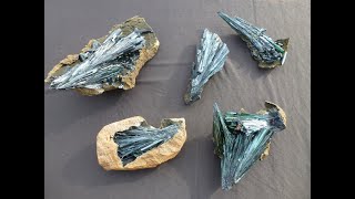 Mineralien  900  Vivianite aus Brasilien [upl. by Aivatahs992]