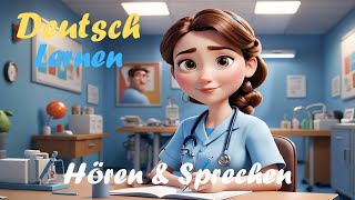 Mein Alltag als Krankenschwester  Deutsch Lernen durch Hören  A1A2 Wortschatz [upl. by Dlareg717]