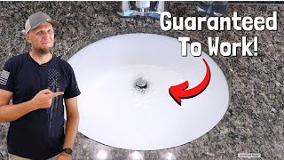 How To Unclog a Sink The RIGHT Way Without Spending a Dime [upl. by Bordie]