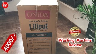 Onida Liliput Washing Machine Review in Hindi  By Ishan [upl. by Inahteb881]