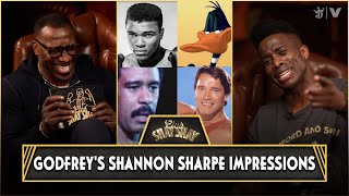 Godfreys SpotOn Impressions Shannon Sharpe Daffy Duck Schwarzenegger Biden Ali Pryor amp MORE [upl. by Vidovic298]