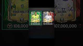 Saliba🇲🇫 vs other CB fifa fifamobile fcmobile football soccer fc25 fc24 shorts [upl. by Ingunna243]