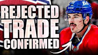 ARBER XHEKAJ TRADE UPDATE KENT HUGHES REJECTED A 1ST ROUND PICK FOR MONTREAL CANADIENS DMAN [upl. by Florio209]