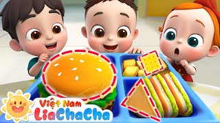 🧀 LiaChaCha và những chiếc bánh hình khối  LiaChaCha  Ca Nhạc Thiếu Nhi Việt Nam [upl. by Micaela]