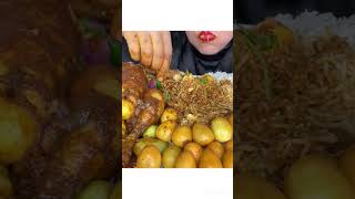 new year mai chicken khao🌶😋mukbang dumplings chicken asmr food [upl. by Yttam508]