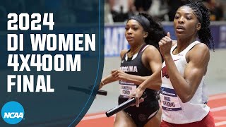 Womens 4x400m  2024 NCAA indoor track and field championships [upl. by Elatsyrc688]