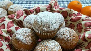 MUFFIN allARANCIA 🍊 Ricetta FACILE senza burro di A modo MIO [upl. by Celinda342]