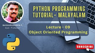 09  Object Oriented Programming [upl. by Melton363]