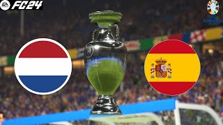 FC 24 – PaysBas vs Espagne – Match final de l’UEFA EURO 2024  PS5™ 4K [upl. by Yrroc]