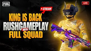 🔴LIVE WITH GUJJAR GAMING RUSH GAMEPLAY PUBG MOBILE [upl. by Doowyah]