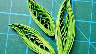 How To Make Quilled leaves by Comb  DIY DIY Tutorial  Guidecentral [upl. by Arataj133]