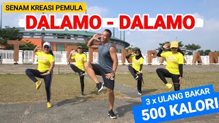 SENAM DJ DALAMO DALAMO 500 KALORI TERBAKAR  Senam kreasi bodyfitbybagus [upl. by Dellora]