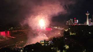 Niagara Falls Canadas Day Fireworks [upl. by Augustus]