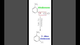 Chlorination of Nitrobenzene  Preparation of 3chloro nitrobenzene  Organic Nitrogen compounds 12 [upl. by Ilyse]